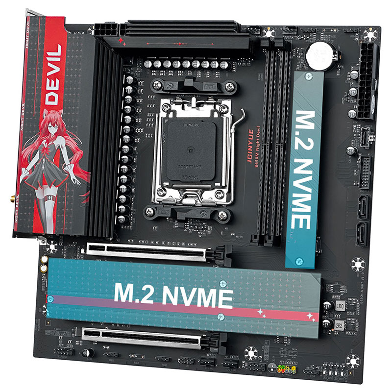 لوحة أم للألعاب JGINYUE B650M  - مراجعة X870E Atx Motherboard وسعره